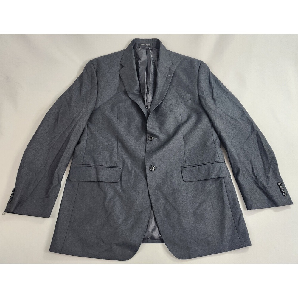 Sean John Suit Dress Jacket Blazer 40R Polyester Rayon Black Mens